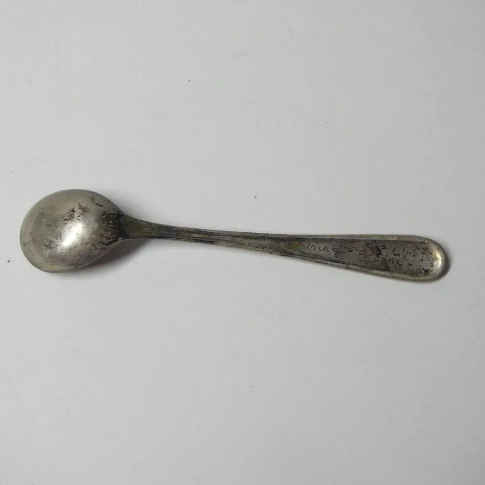 Sterling Silver Salt Spoon 3